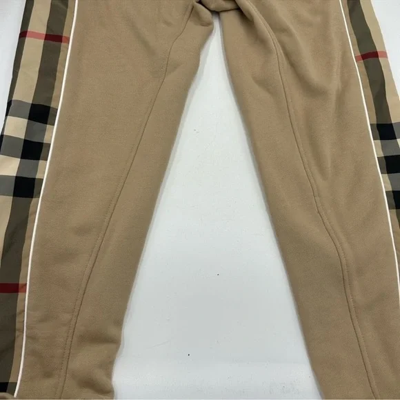 Kids Burberry vintage check 100% cotton sweatpants size 12yr 152cm